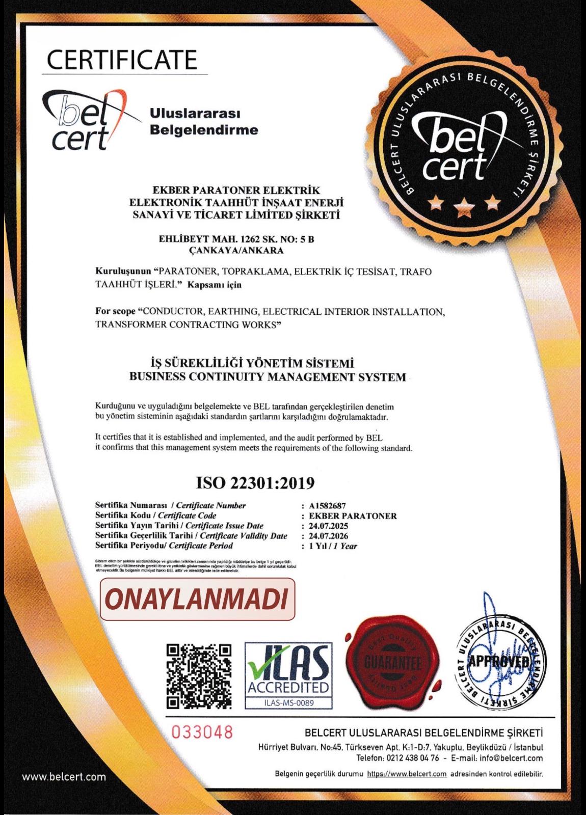 ISO 22301:2019